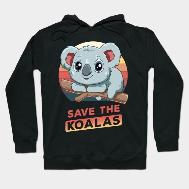 Save the koalas Hoodie by Lomitasu